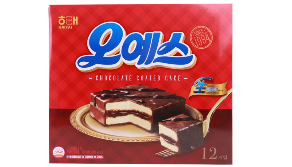 Korean chocolate snack cakes