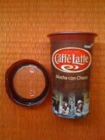 New Mocha con Choco cup from Caffe Latte